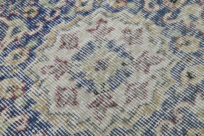 Oushak Turkish Vintage Rug 5x9 Kilim Rug Anatolian Handmade Boho Decor BURGUNDY gallery