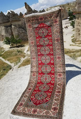 3x8ft Turkish Area Rug | Handknotted Runner Rug from Turkey | Living Room Rug