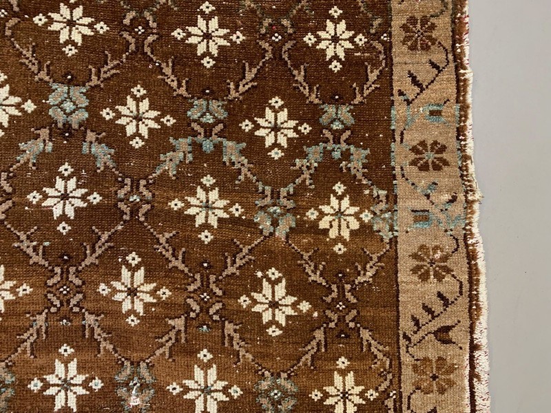 Vintage Turkish Rug 250x157 cm shabby Distressed carpet Large gallery