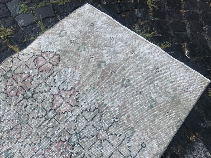 Handmade Rug Turkish Area Rug Vintage Rug Oushak Rug Antique Rug Bohemian Rug gallery