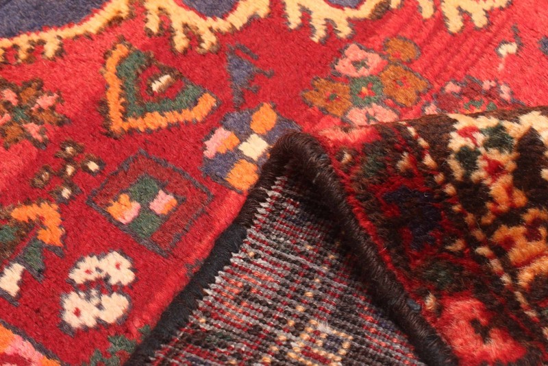Traditional Vintage Hand-Knotted Area Rug 4'3" x 6'1" Oriental Wool Carpet gallery