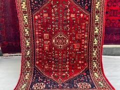 COLLECTORS’ ITEM Antique Natural Vegetable Dye Tribal Floral Vase Design Carpet