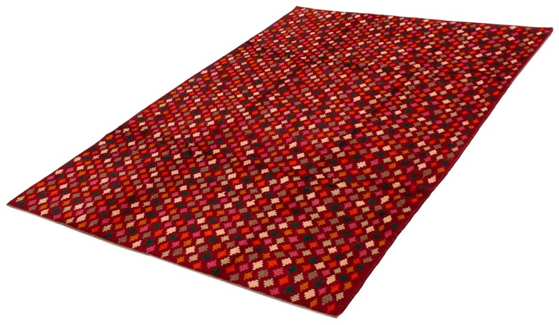 Vintage Hand-Knotted Area Rug 6'10" x 9'9" Traditional Oriental Wool Carpet gallery