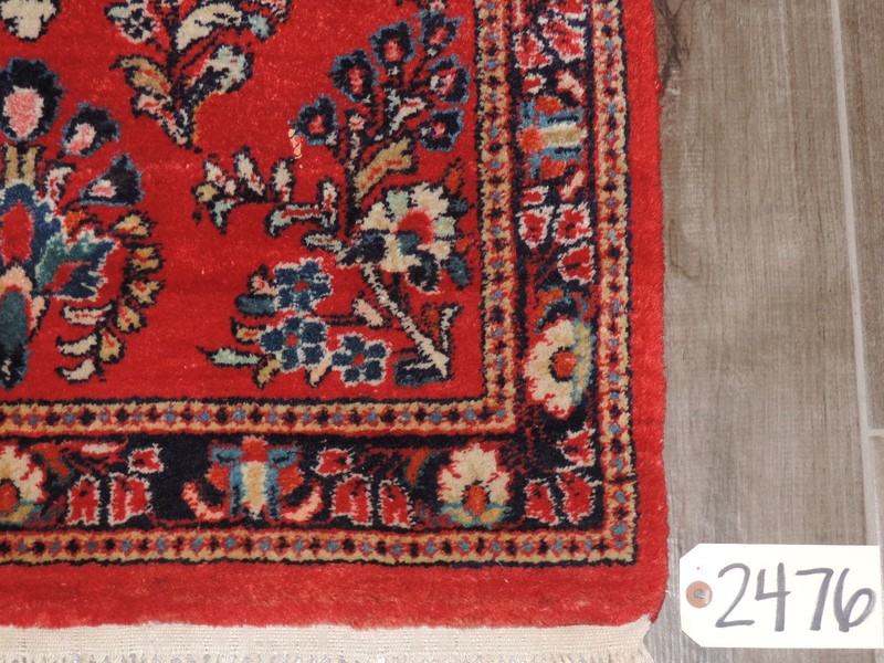 2x6ft. Vintage Sarouk Wool Runner gallery
