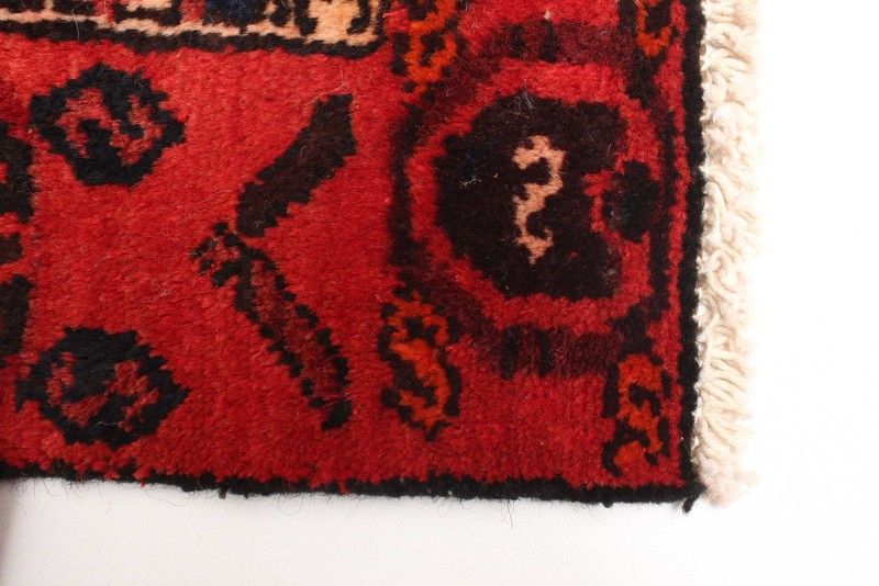 Vintage Hand-Knotted Area Rug 3'10" x 6'2" Traditional Oriental Wool Carpet gallery