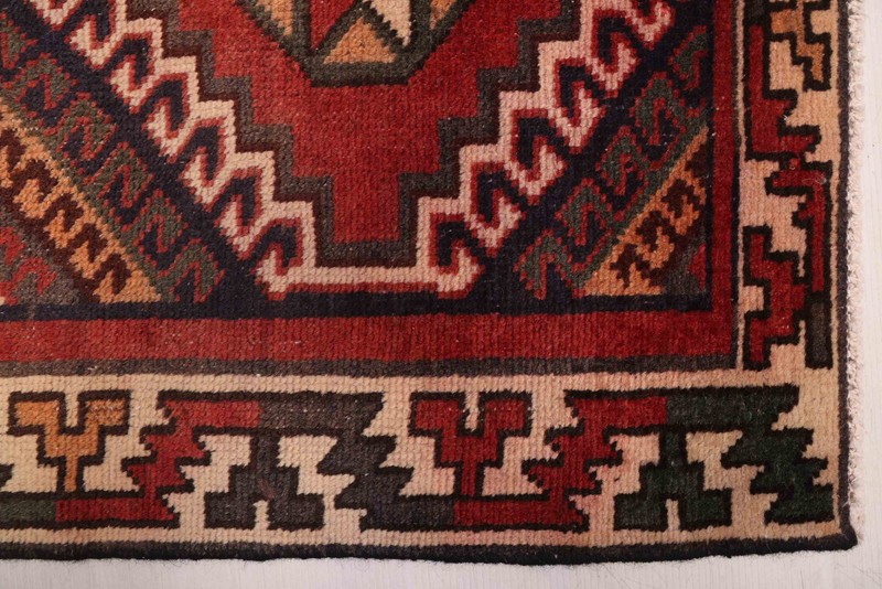 Vintage Hand-Knotted Area Rug 4'7" x 9'8" Traditional Wool Carpet gallery