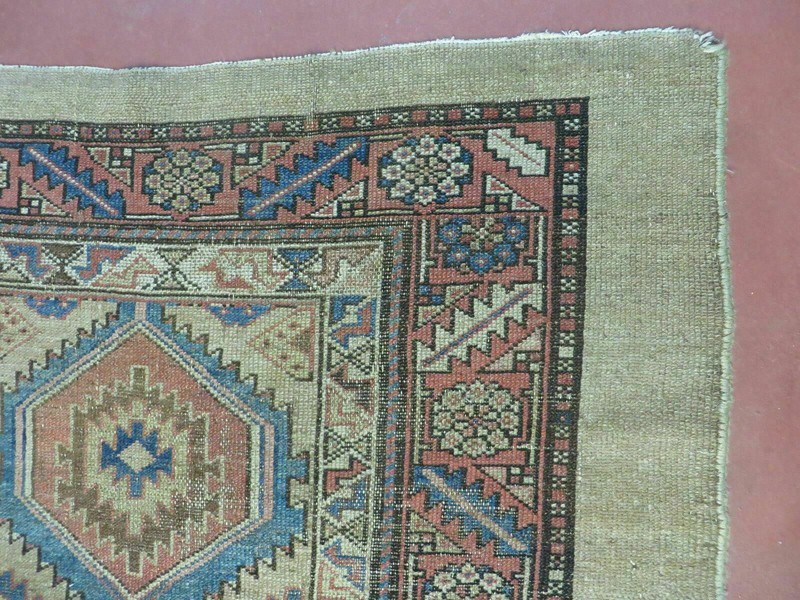 3'4" X 12' Antique Hand Made Turkish Wool Rug Runner Carpet Camel Hair Nice gallery
