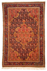 ANTIQUE MISHIN MALAYER ( NORTHWEST PER’SIAN ) Late 19th century 4′ 3″ x 6′ 7′