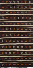 Vintage 5’6″ x 11’6″ Traditional Wool Hand Woven Oriental Area Rug