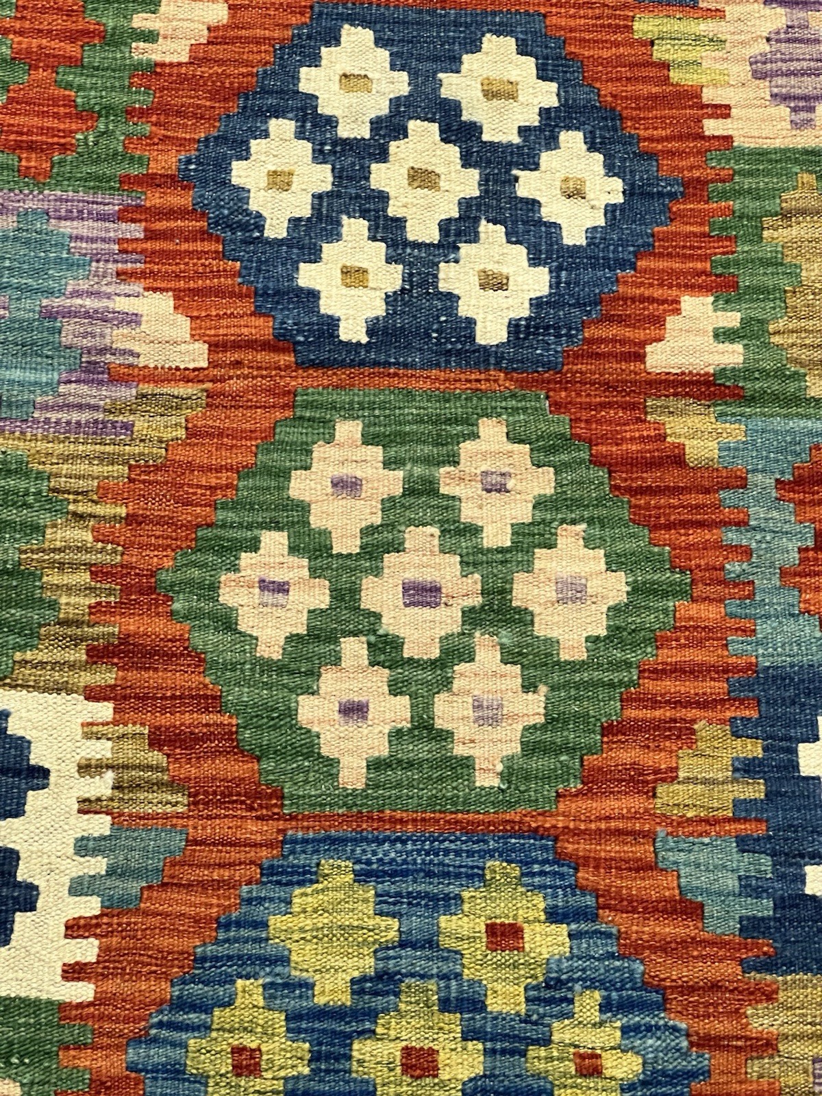 Vintage Kilim Traditional Hand Made Oriental Wool Kilim 5ftx3.2ft 146cmx98cm gallery