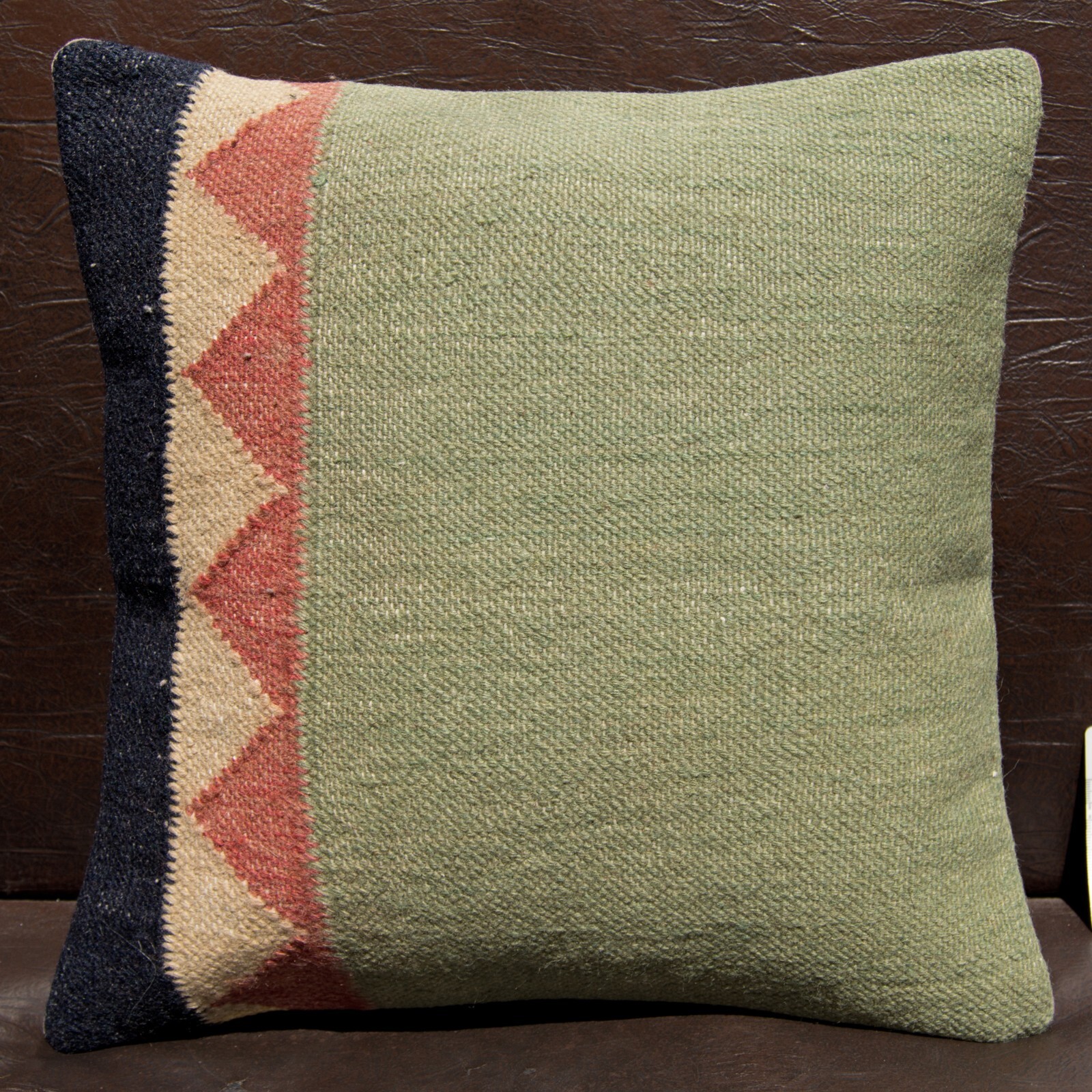 16"x16" 40x40 Hand Woven Turkish Anatolia Kilim Rug Vintage Pillow Cover Cushion gallery