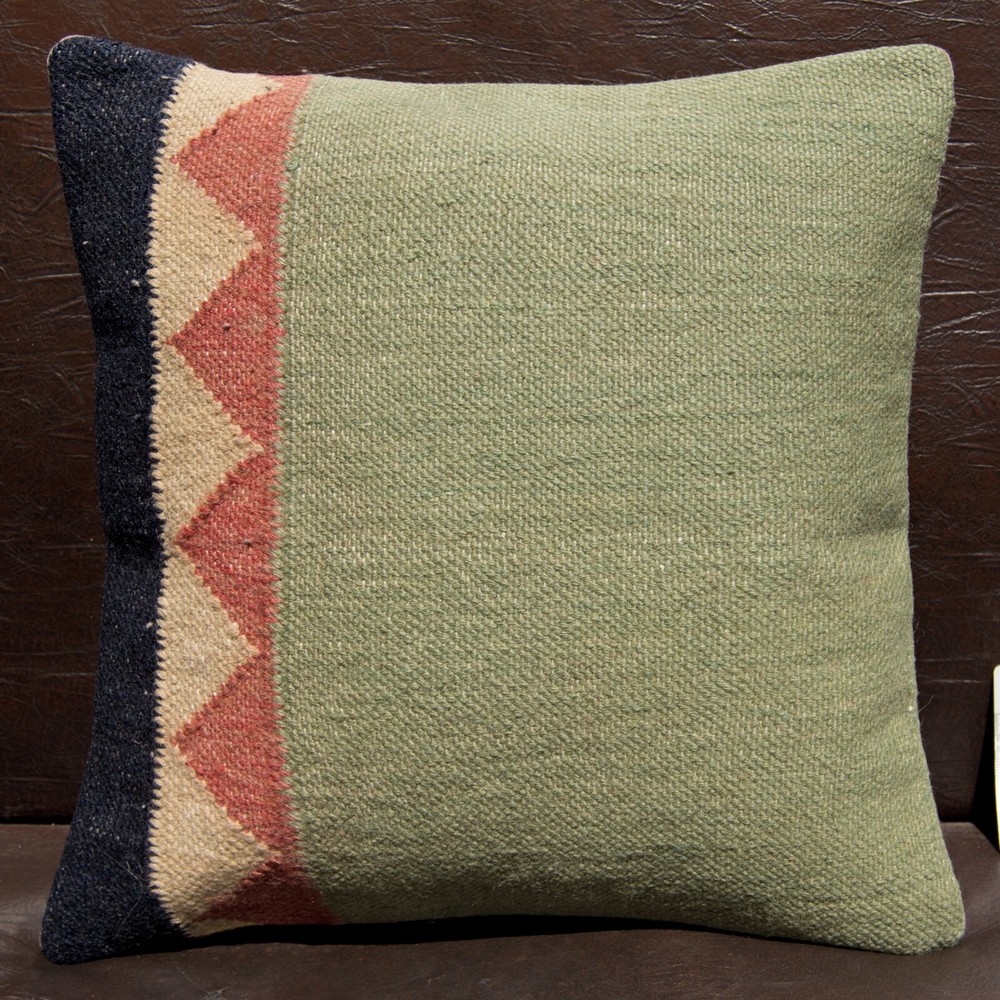 16"x16" 40x40 Hand Woven Turkish Anatolia Kilim Rug Vintage Pillow Cover Cushion