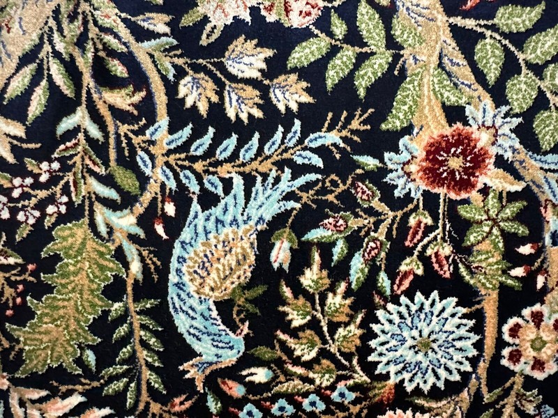 Luxury Pictorial Silk Rug or Wall Hanging Carpet 2x3 ft gallery