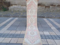 2×8 Turkish kitchen rug 1.74 x 7.87 ft Vintage Handmade rug 53 x 240 cm runner