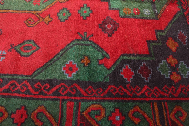 Vintage Traditional Hand-Knotted Area Rug 3'8" x 5'11" Oriental Wool Carpet gallery