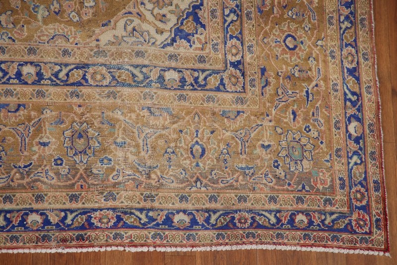 Distressed Living Room Area Rug 10x13 Classic Handmade Floral Traditional Carpet gallery