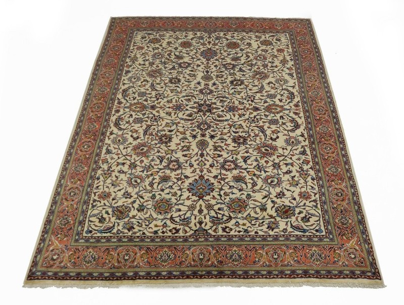 Vintage Style Handmade Wool Oriental Rug Floral Design Rare Decor Carpet 8X11 ft gallery