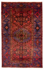 Vintage 4’0″ x 6’8″ Traditional Hand Knotted Vegetable Dye Wool Area Rug