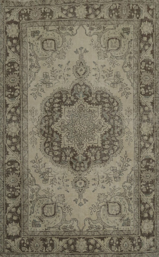 Elegant Ornate Classic Area Rug 7x10 for Traditional Living Spaces Muted Carpet