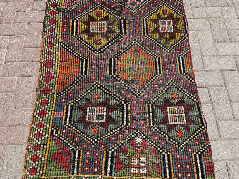 3x5 ft Small Turkish Oushak Kilim Rug Area – Rugs for Living Room gallery