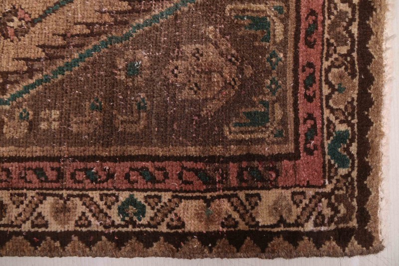Vintage Hand-knotted Runner Rug 2'6" x 9'0" Traditional Oriental Wool Carpet gallery