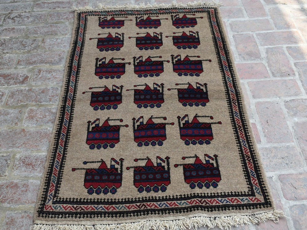2'11 x 4'7 ft Handmade vintage afghan tribal shindand wool area rug, 3x5 war rug