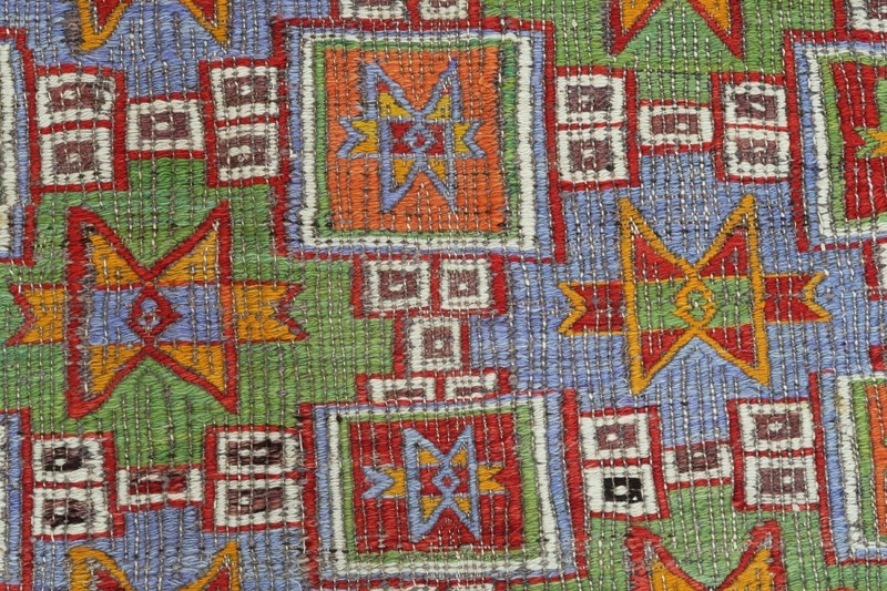 Turkish Kilim Wool Rugs, Handmade Carpet, Large Area Rug Special Kelim 69"x105" gallery
