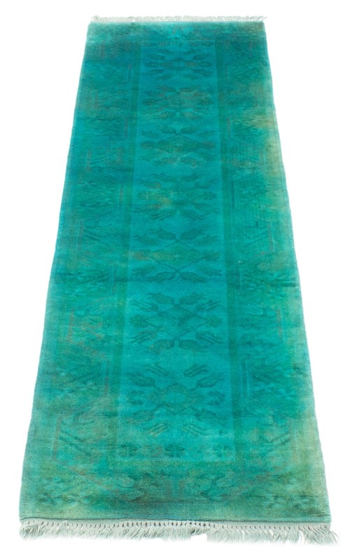 Vintage Hand-knotted Runner Rug 2'8" x 9'9" Traditional Oriental Wool Carpet gallery