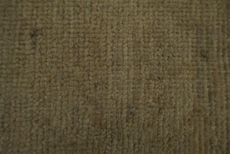 Elegant Minimalist Oushak Beige Rug Handmade for Sophisticated Interiors 6x8 gallery