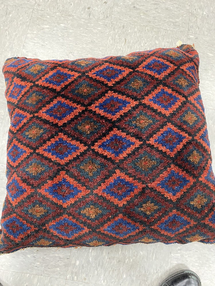 antique turkoman pilo in perfect condition 22 inches x22 inches over 100 years