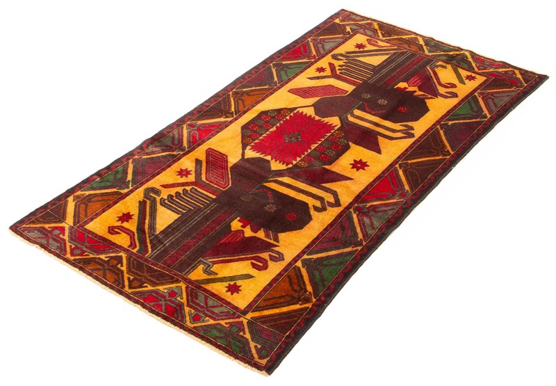 Vintage Hand-Knotted Area Rug 3'6" x 6'7" Traditional Wool Carpet gallery