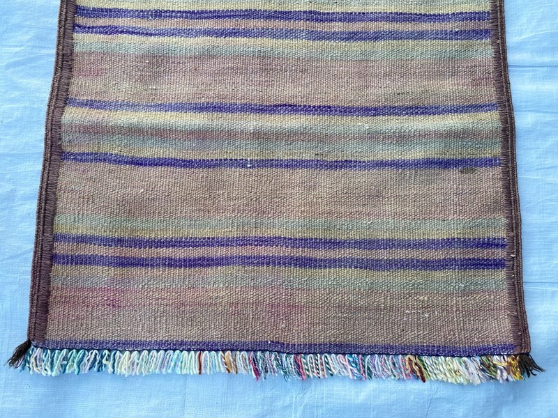 2x10 ft Oriental Afghan Geometric Kilim Handwoven Antique Runner Entryway Rug gallery