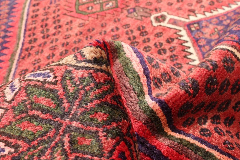 Vintage Hand-Knotted Area Rug 4'3" x 6'7" Traditional Oriental Wool Carpet gallery