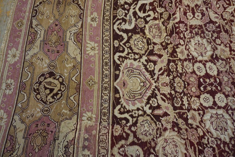 15X17 Antique Indian Agra Wool Area Rug gallery