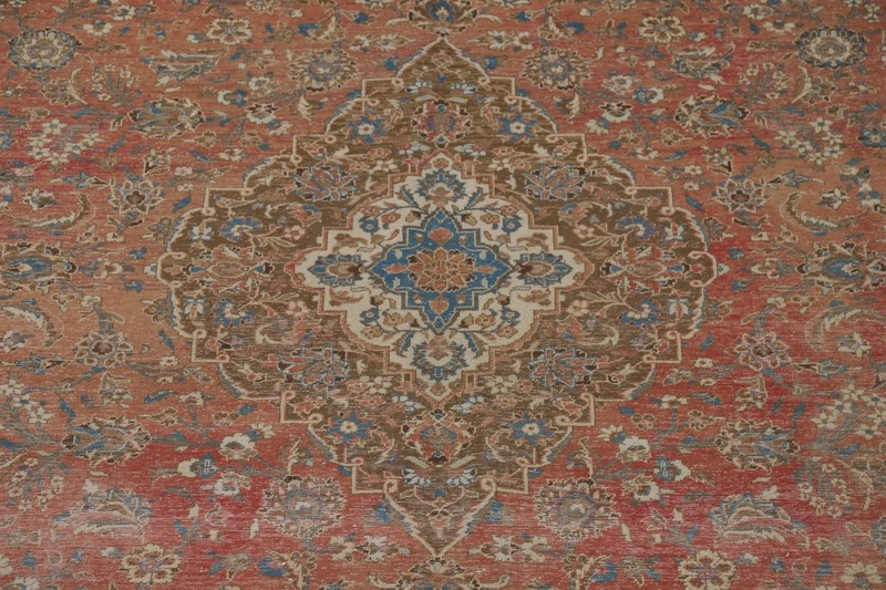 Vintage Distressed Ardakan Large Rug 10x13 Hand-knotted Wool Living Room Carpet gallery