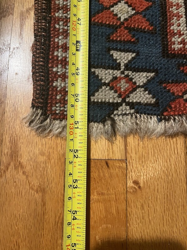 Antique Armenian HandmadePersian Prayer Rug KarabaghCaucasus Mountains 1850s gallery