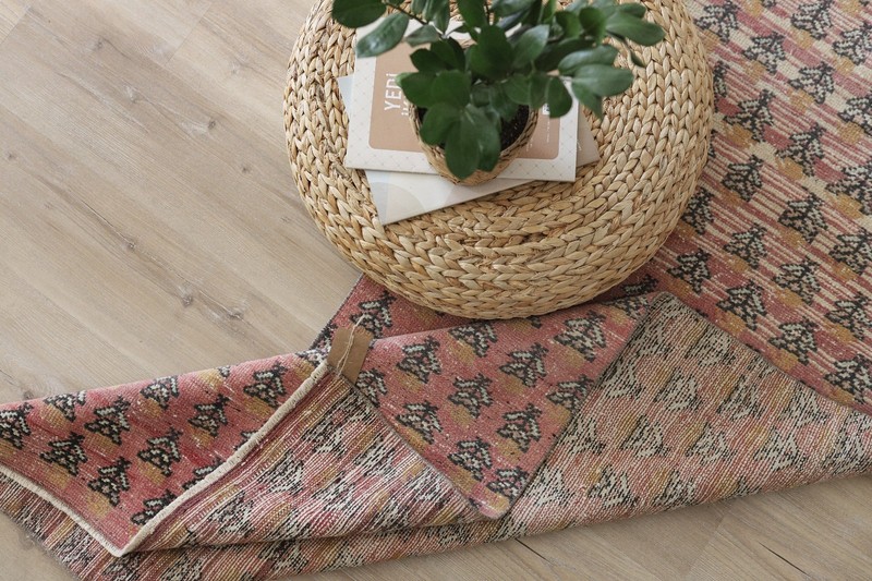 Vintage Turkish Runner 3x9, Handmade Wool Hallway Rug, Wool Anatolian Runner gallery