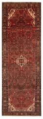 3’11” x 11’2″ Vintage Hand-knotted Runner Rug Traditional Oriental Wool Carpet