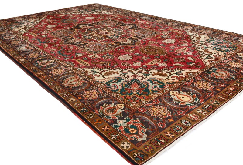 4X7 ft Handmade Red Wool Rug Vintage Style Tribal Oriental Home Decor Carpet gallery