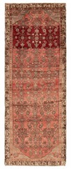 Vintage Traditional Hand-Knotted Area Rug 3’7″ x 9’0″ Oriental Wool Carpet