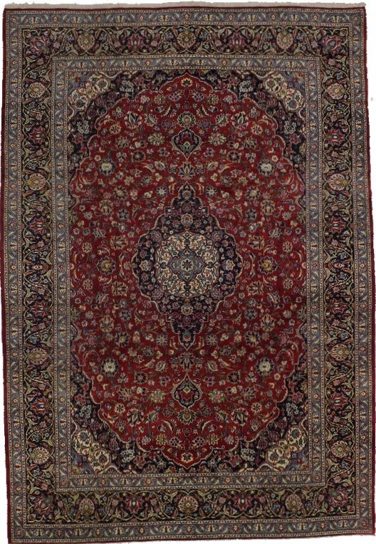 Handmade 9X13 Traditional Oriental Area Rug Red Classic Floral Vintage Carpet gallery