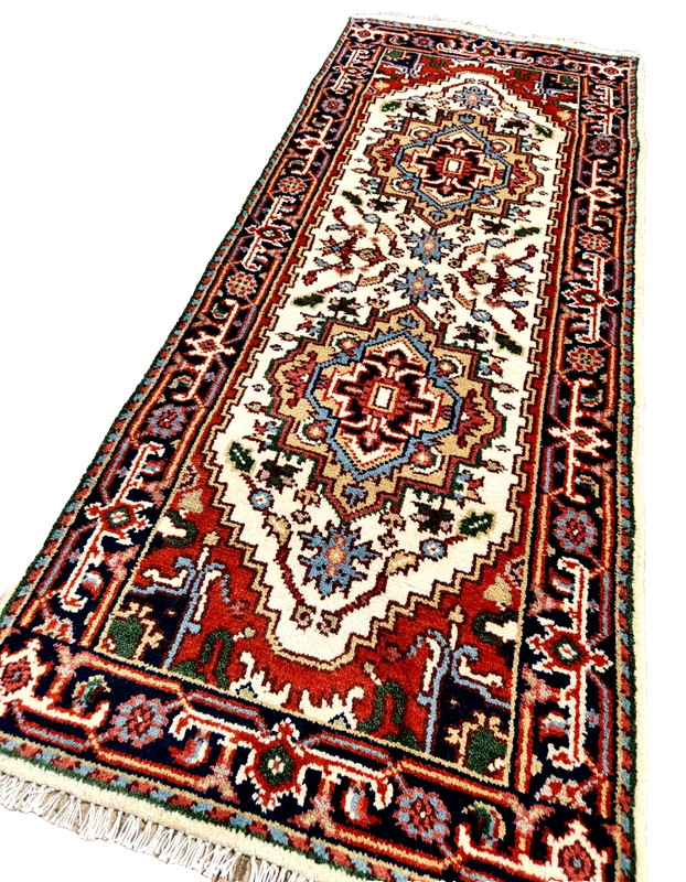 6'x2'6" ANTIQUITY NEW HAND KNOTTED CAUCASIAN KAZAK SERAPE TRIBAL WOOL RUG RUNNER gallery