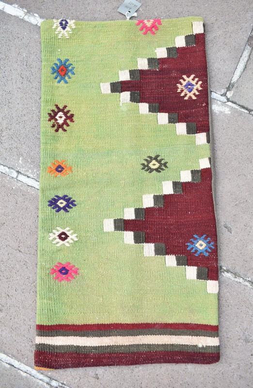 Turkish Kilim Pillow Cover Sofa Rug 13''x26'' Decorative Handmade Cushion Cover gallery