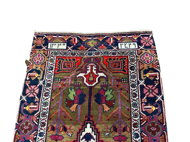 3x18 Rare Antique Handmade Runner Rug Traditional Design Long Hallway 94x 531cm gallery