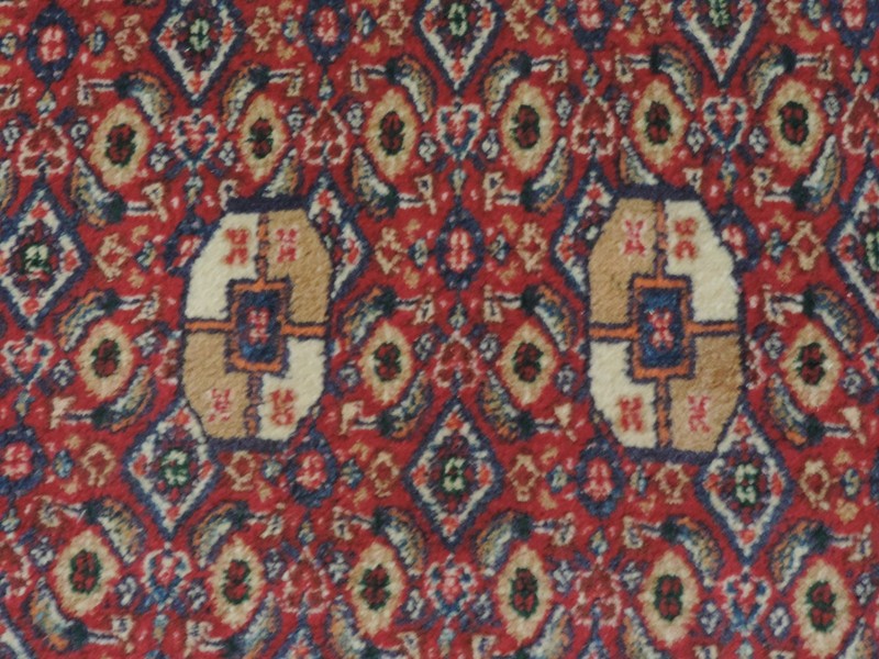 3x6ft. Semi Antique Afghan Balouch Wool Rug gallery