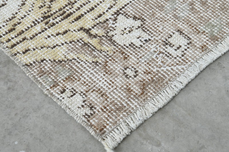 Oushak Runner Rugs Turkish Hand-Knotted Hallway Carpet Vintage Rug 2x10 ft 477 gallery