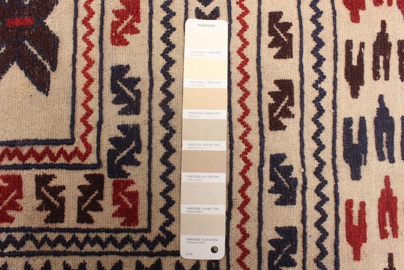 Vintage Hand Woven Area Rug 4'1" x 6'1" Traditional Wool Oriental Carpet gallery