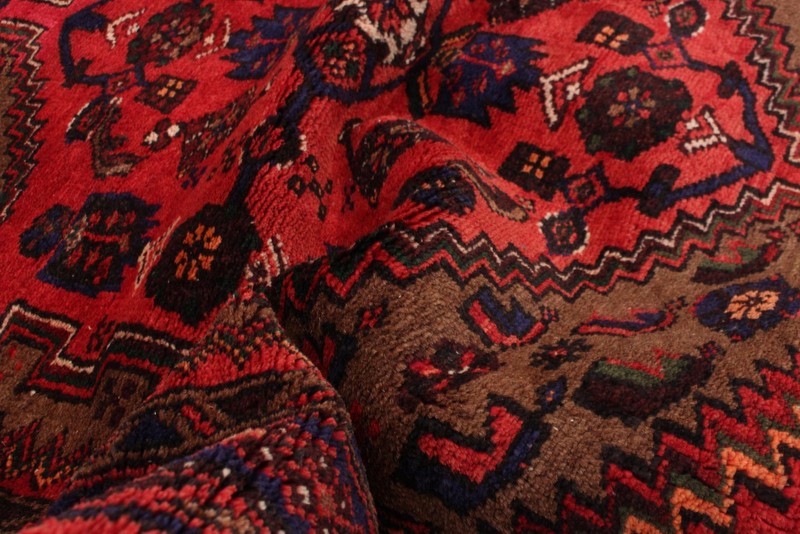 Vintage 3'9" x 6'8" Traditional Hand Knotted Vegetable Dye Wool Area Rug gallery