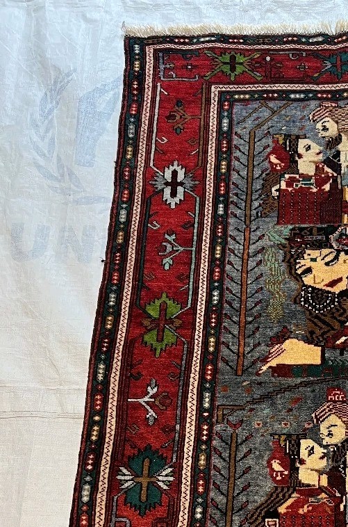 Handmade Afghan amazing rug Great Quality Beauiful design Size 143x100cm gallery