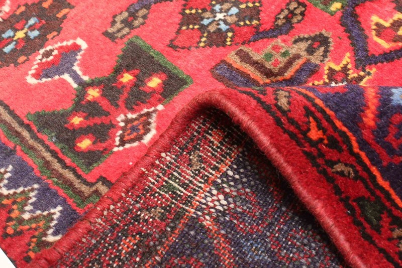 Vintage Hand-Knotted Area Rug 4'3" x 6'8" Traditional Oriental Wool Carpet gallery